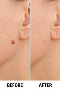 Skin tags removal Bexley before and after