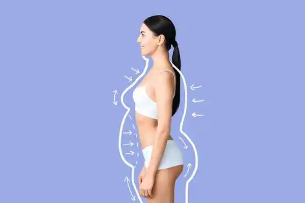 image of woman experiencing fat reduction treatment Bexley