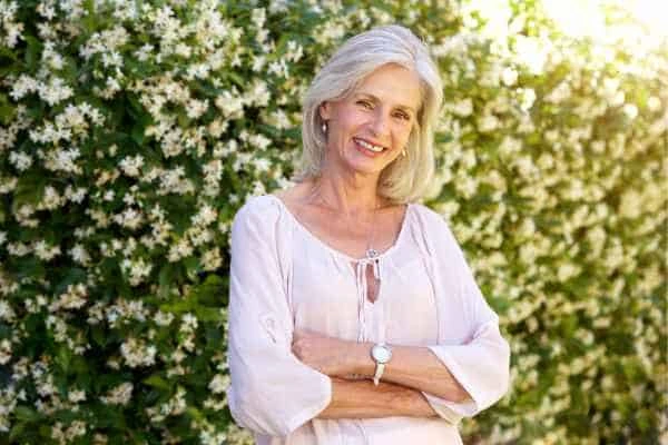 Older woman happy with urinary incontinence treatment Bexley