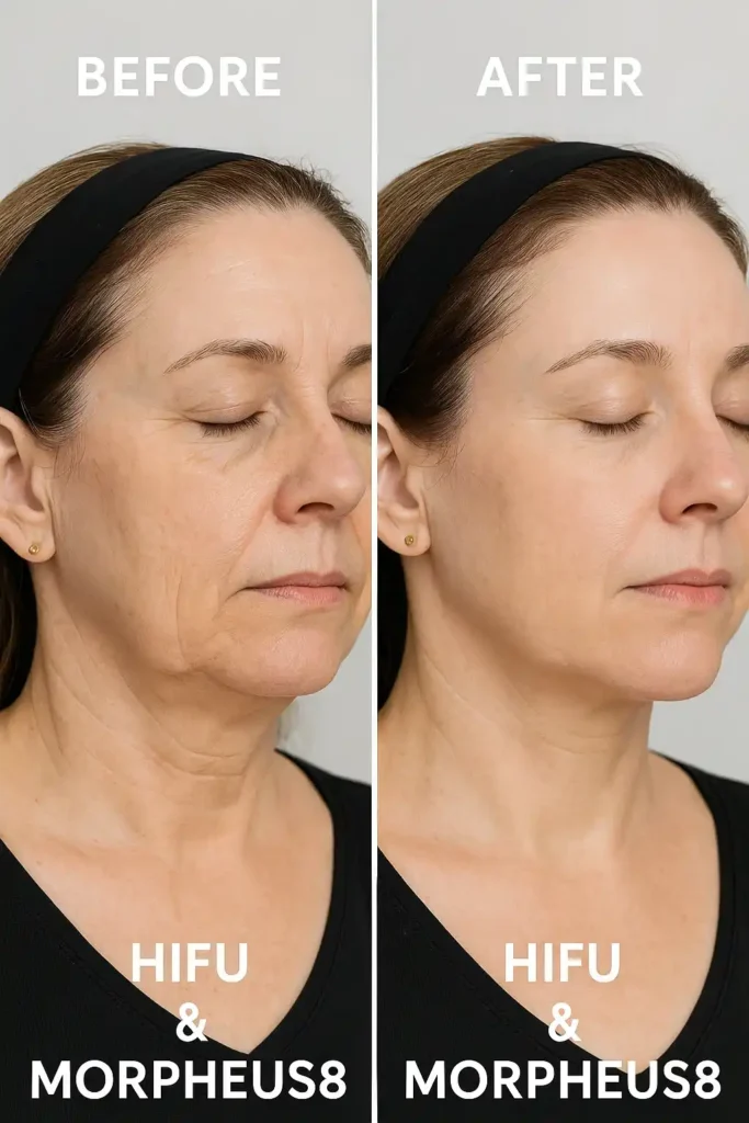 HIFU & Morpheus8 treatment results Bexley - book in today!