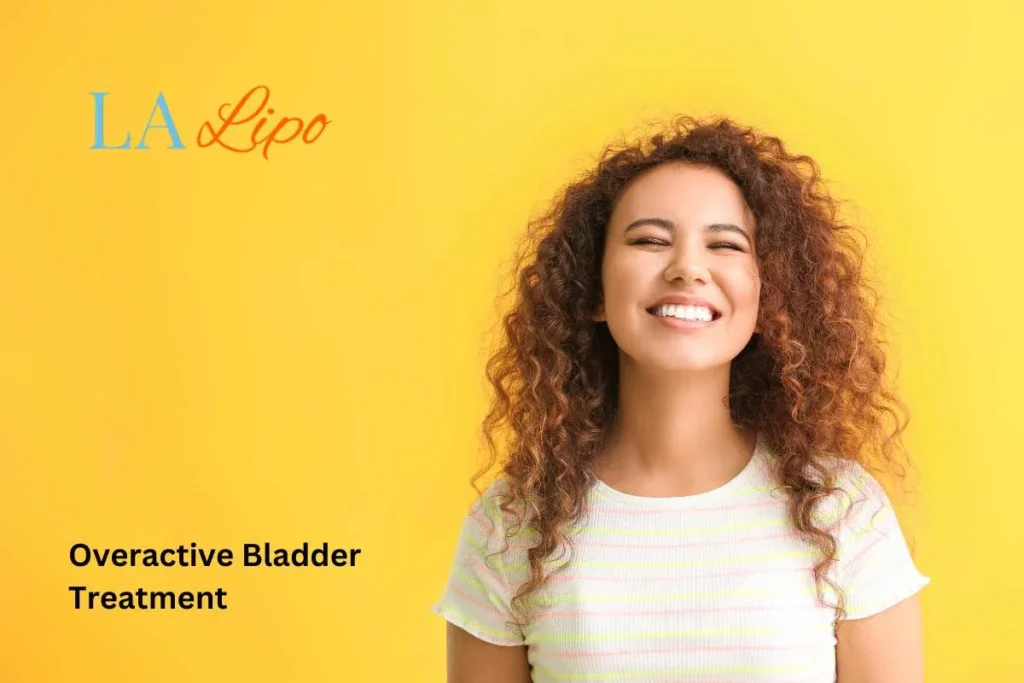 woman smiling about overactive bladder treatment Bexley solutions