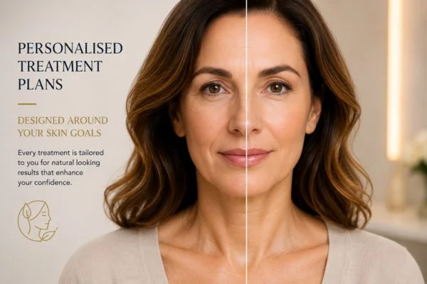 Before and after results of Collagen Lift Therapy Bexley