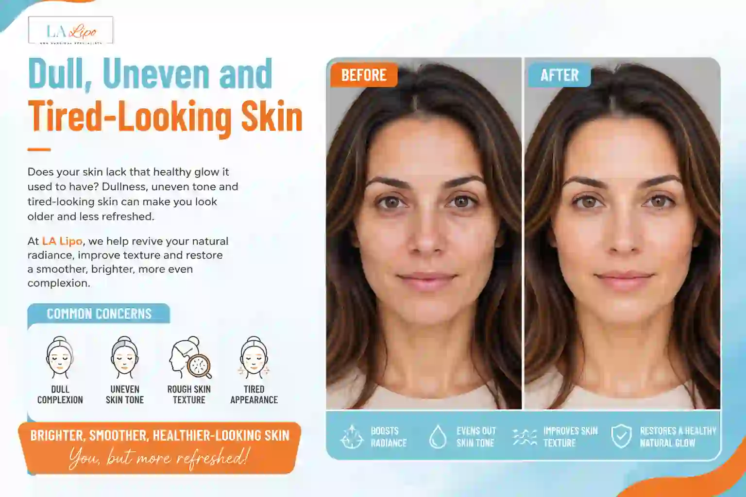 Sign #5: Dull, Uneven and Tired-Looking Skin Bexley
